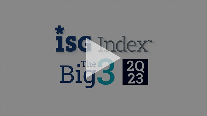 2Q23 ISG Index Big 3 video